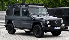 230px Mercedes Benz G 300 CDI Professional W 461 Frontansicht 7. August 2012 Stuttgart