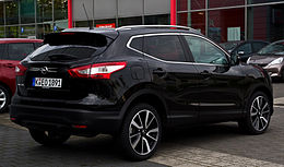 Nissan Qashqai Tekna II Heckansicht 24. August 2014 Düsseldorf