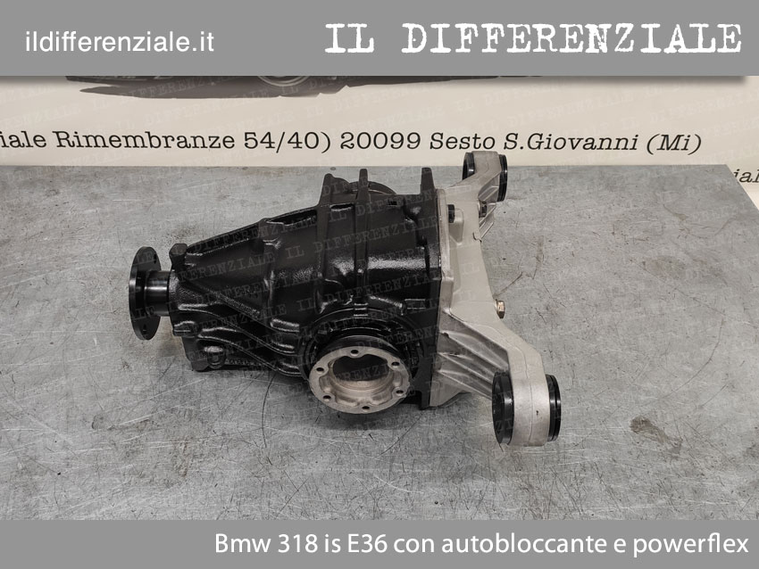 Differenziale Bmw 318 is E36 con autobloccante e powerflex