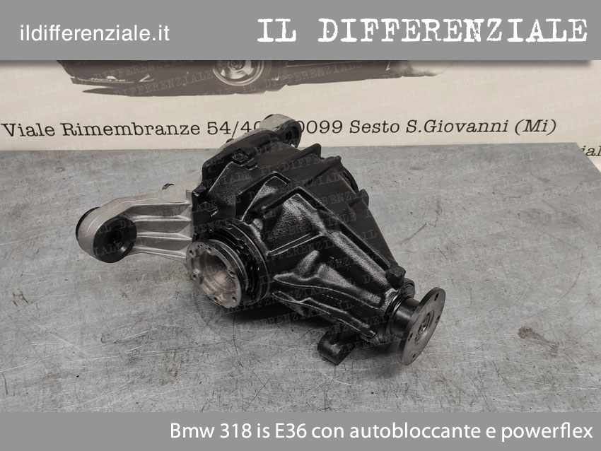 Differenziale Bmw 318 is E36 con autobloccante e powerflex