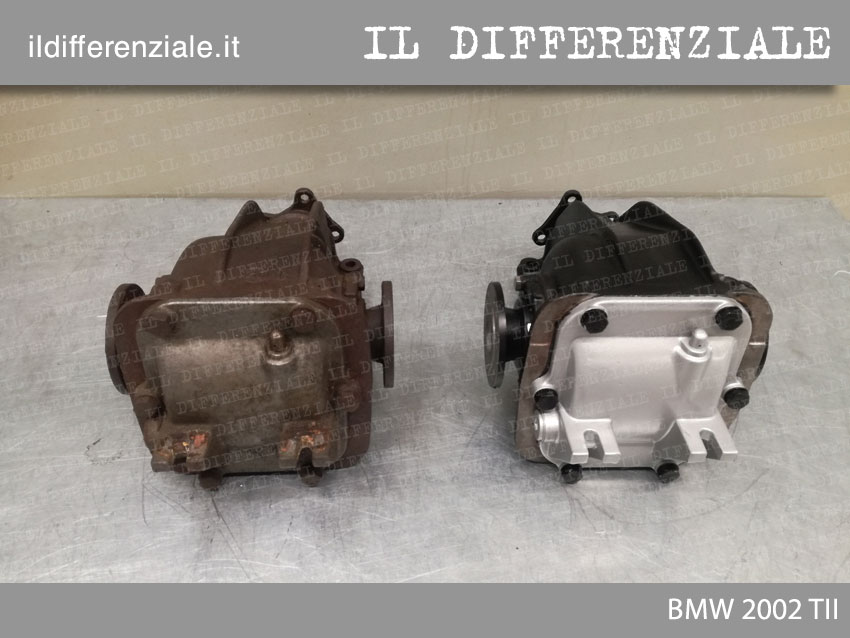 differenziale bmw 2002 tii prima e dopo revisione 1