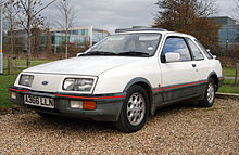 Ford Sierra XR4i con la caratteristica carrozzeria a tre porte con doppio finestrino laterale XR4i 3337395709